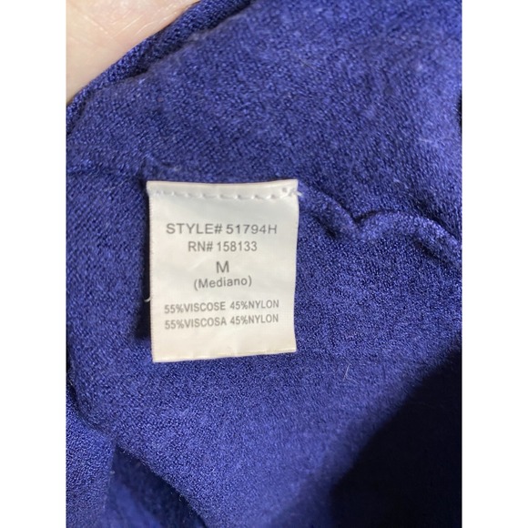 Staccato Soft Lightweight Sweater Blueish Purple Womens Size Medium - Picture 4 of 4